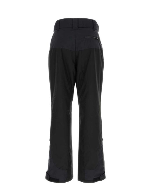 Palm Angels Black Polyester Ski Pant for men
