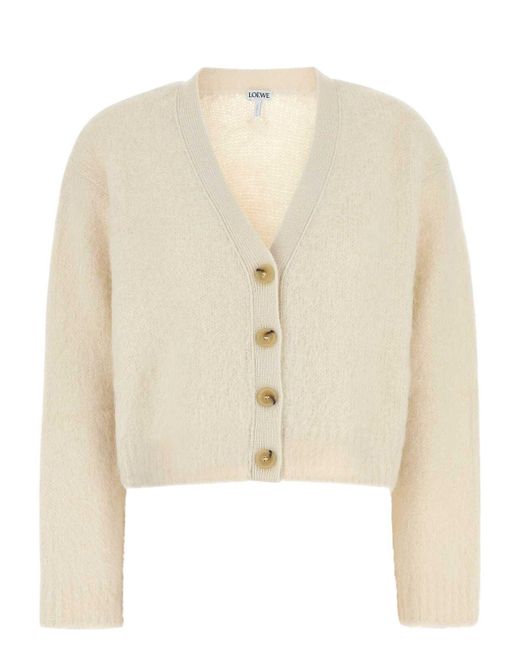 Loewe Natural Alpaca Blend Cardigan