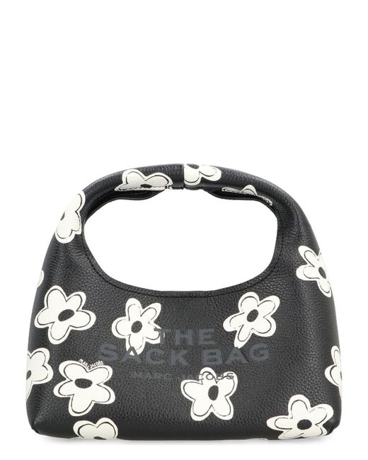 Marc Jacobs Black The Daisy Mini Sack Bag Leather