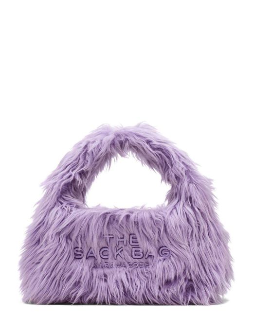 Marc Jacobs Purple The Sack Mini Handbag