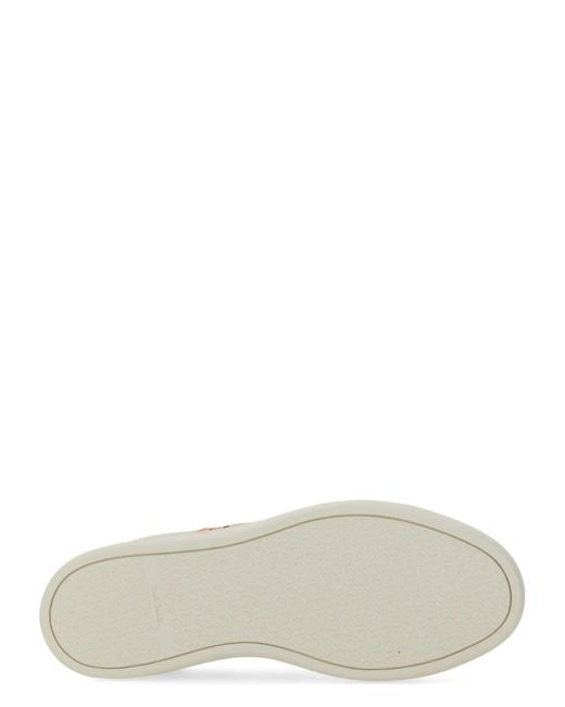 Paul Smith White Swirl Sneaker