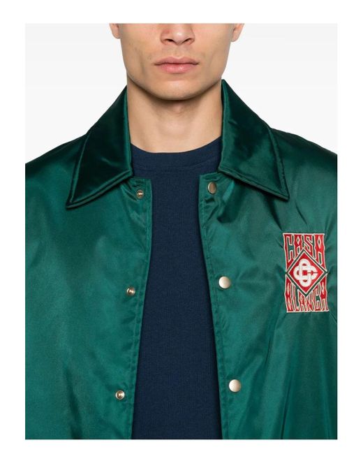 Casablanca Green Stadium Jacket for men