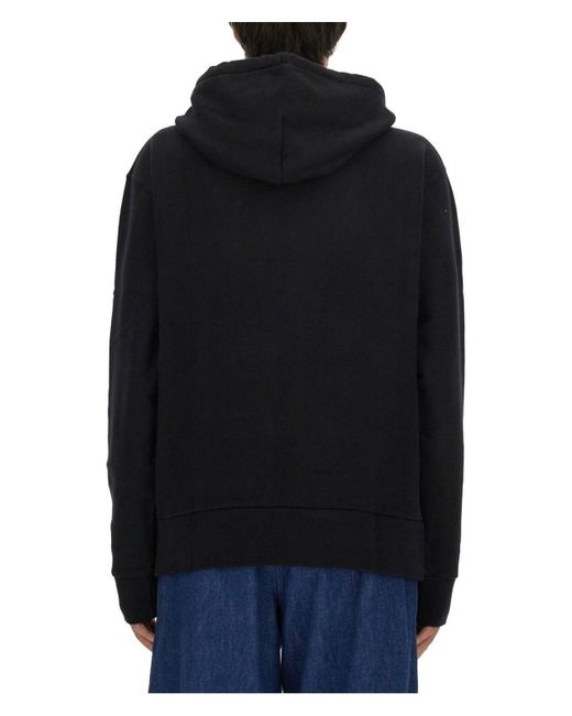 J.W. Anderson Black Sweatshirt With Logo for men