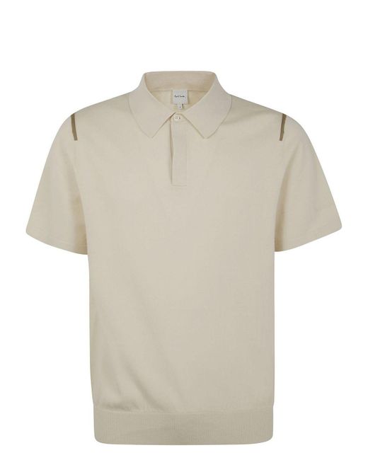 Paul Smith White Sweater Short Sleeves Polo for men