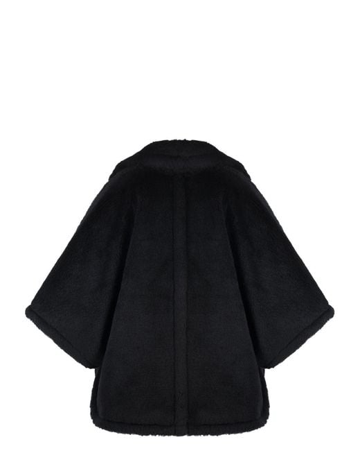 Max Mara Black Vegan Fur Jacket George