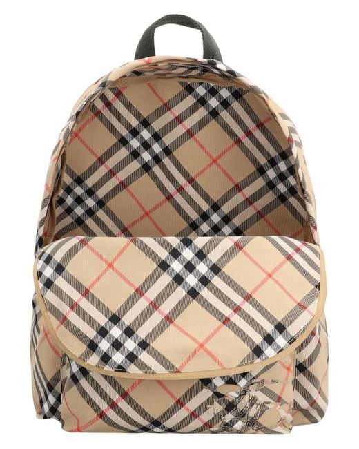 Burberry Gray Ml Essential Backpack Cek Bag for men