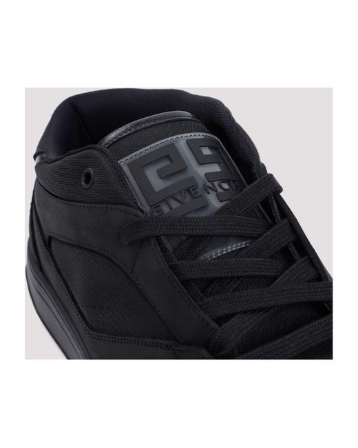 Givenchy Black New Line Shoes Mid-Top Sneakers for men