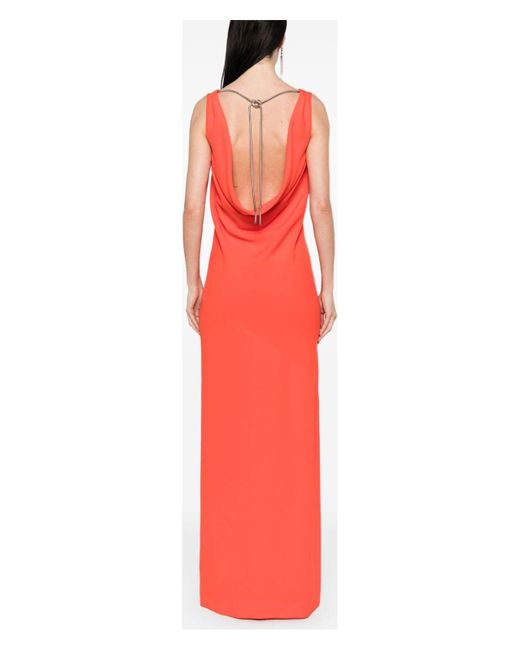 ワンピース Max Mara SS25 CRESO SILK LONG DRESS (2511221054600 009) Max Mara Creso Silk Long Dress in Red | Lyst