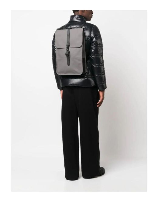 Rains Gray Backpack Mini