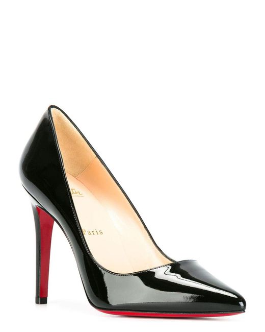 Christian Louboutin Black Patent Leather Heeled Shoes