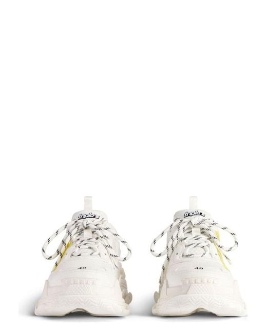 Balenciaga White Sport Shoes Track for men