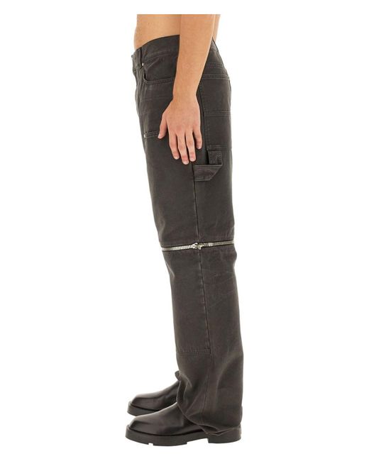Givenchy Black Jeans With Zip for men