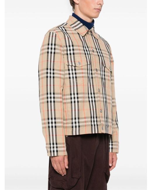 Burberry Natural Straight Cut Jacket for men