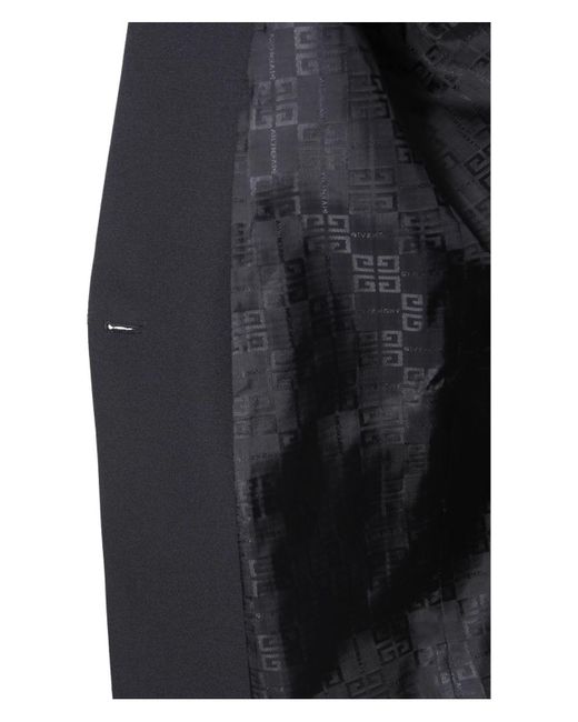 Givenchy Blue Wool Blazer With Strass