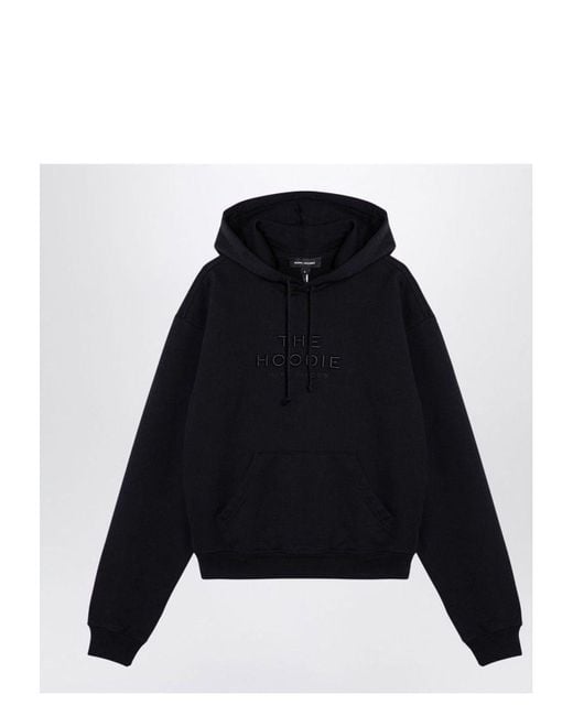 Marc Jacobs Blue Hoodie With Logo