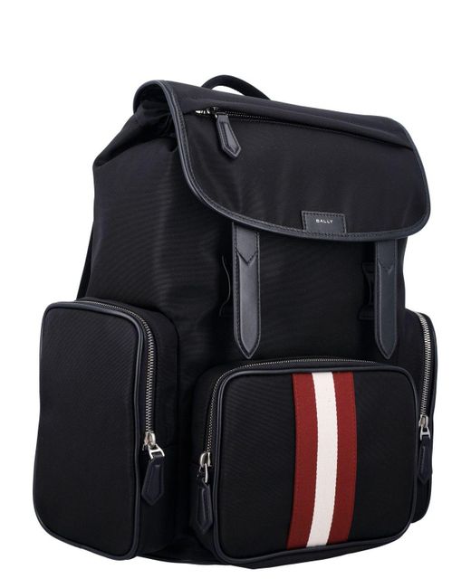 Bally Black Code Explorer Backpack for men