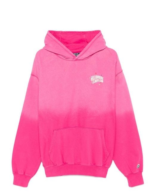 BBCICECREAM Pink Logo Oversized Hoodie for men