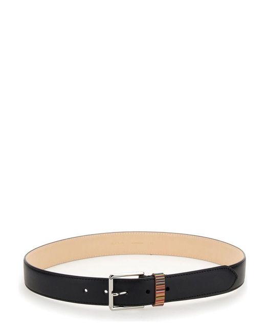 【関税&送料込】Paul Smith Cintura Con Logo Paul Smith Cintura Con Logo in White for Men | Lyst