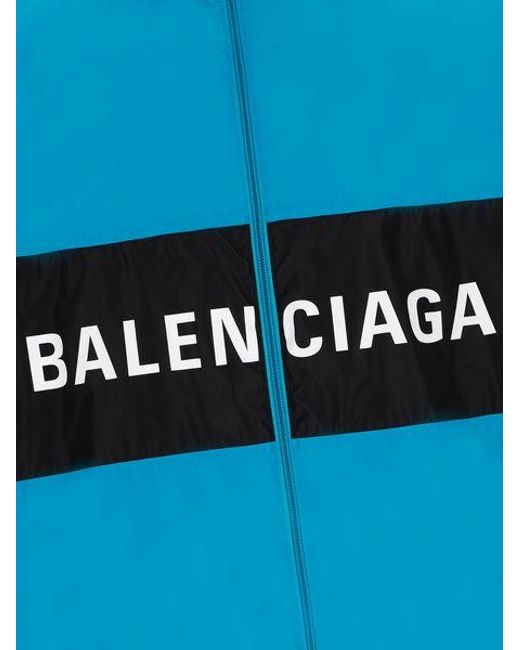 BALENCIAGA Logo-print cotton jacket