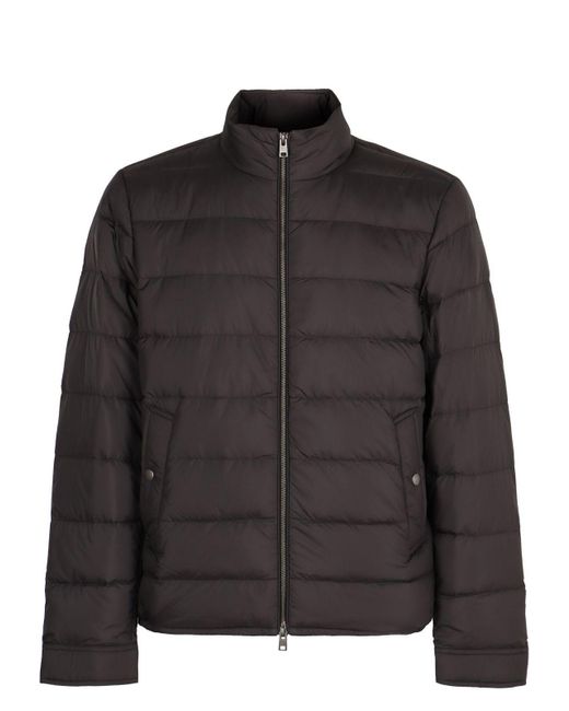 Woolrich Black Full Zip Down Jacket for men