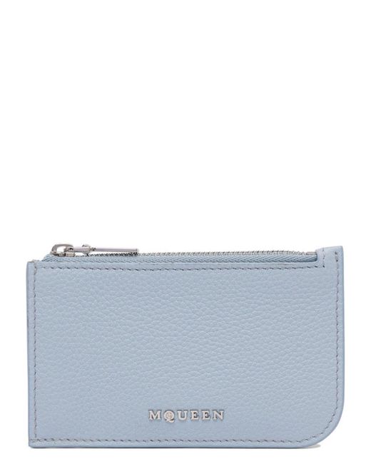 Alexander McQueen Blue Wallets & Card Holders for men