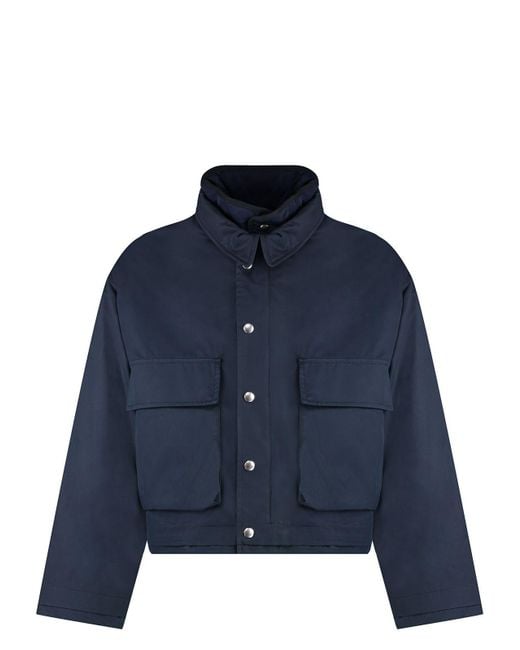 Bottega Veneta Blue Dark Twill Jacket