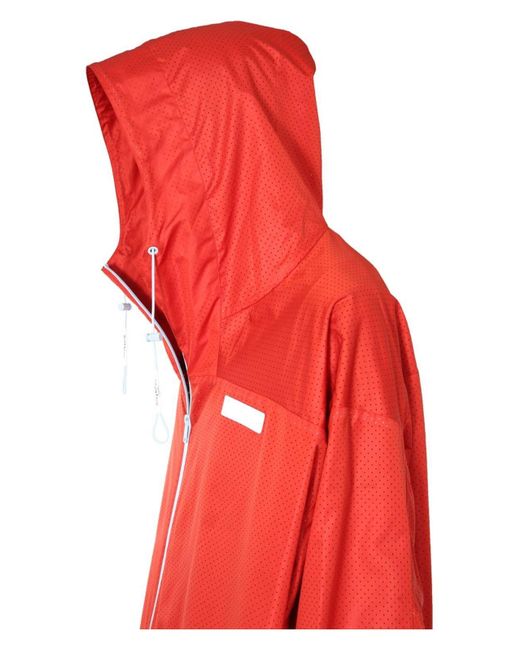 Givenchy Red Oversize Fit Parka for men