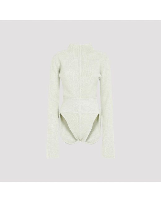 Rick Owens White Headon Body Top