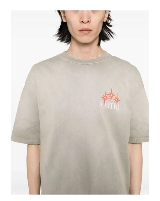 Amiri Natural Starburst Oversized T-Shirt T-Shirt for men