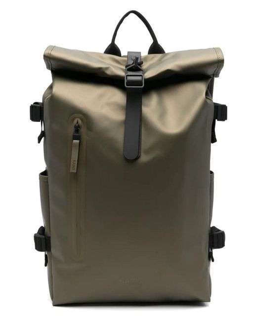 Rains Green Backpack Mini