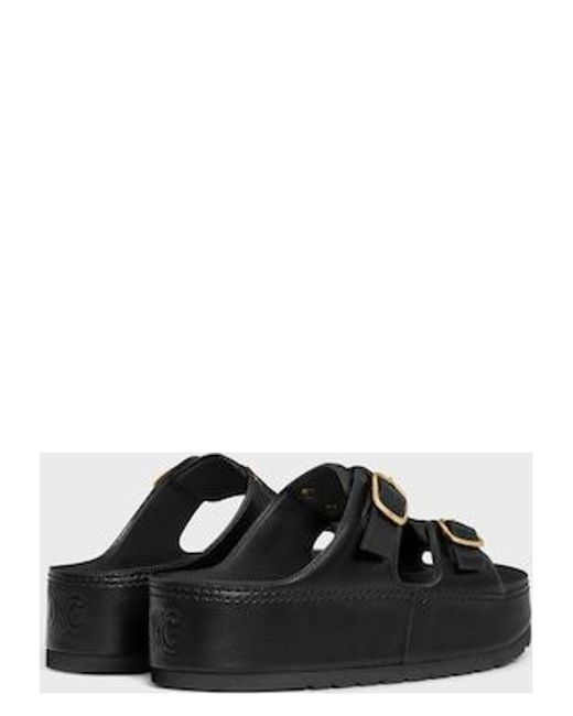 Céline Black Wedge Mule 50