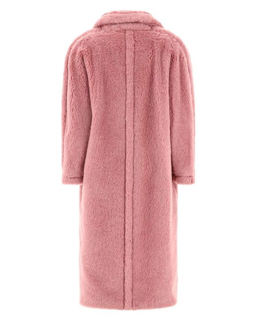 Max Mara Oversized Teddy Coat Zitto in Pink Lyst UK