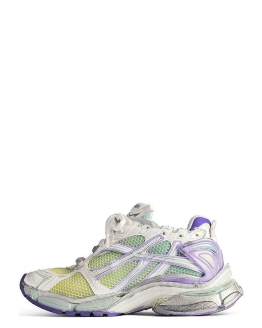 Balenciaga White Runner Gradient Mesh Sneaker
