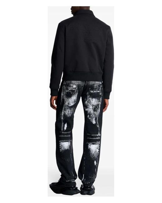 Balmain Black Bomber Jacket for men