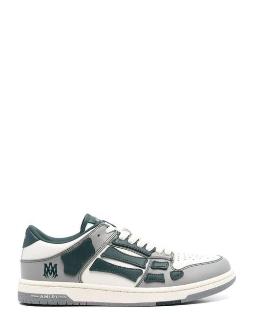 Amiri Green Varsity Skel Top Low Sneaker for men