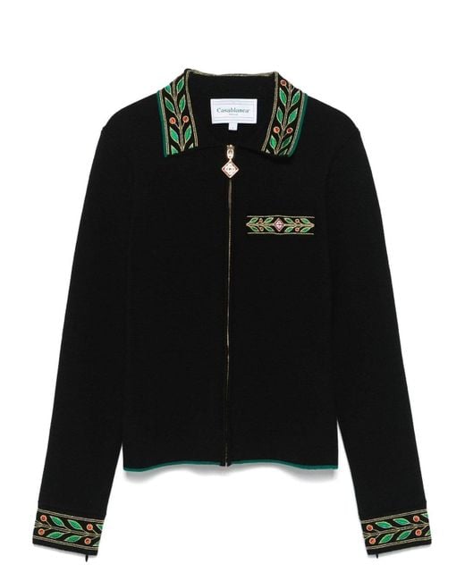 Casablanca Black Laurel Jacket