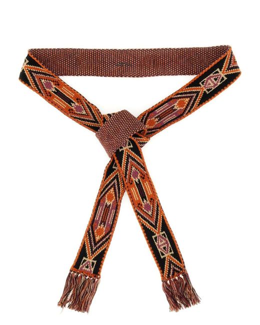 Isabel Marant Brown Knitka Belt