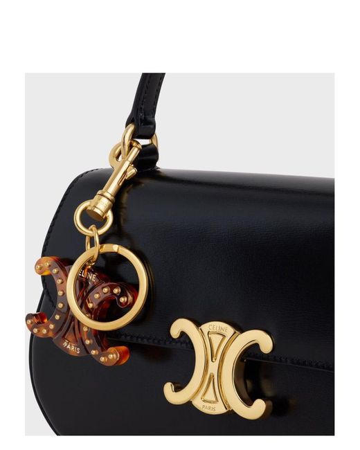 Céline Metallic Triomphe Kering Charm
