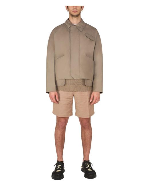 Fendi Natural Cotton And Cashmere Sweater for men