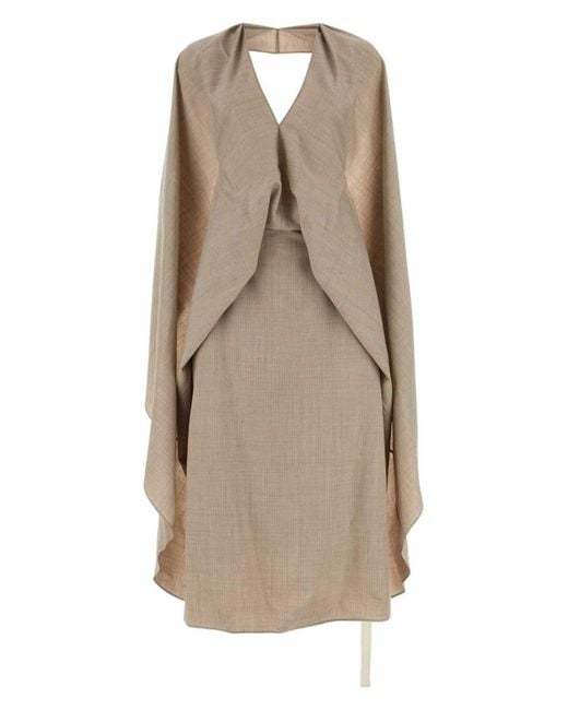 ワンピース FENDI CAPPUCCINO FLANNEL DRESS Fendi Cappuccino flannel dress for Women Online USA at