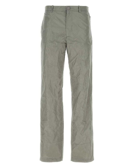 Balenciaga Gray Polyester Pant