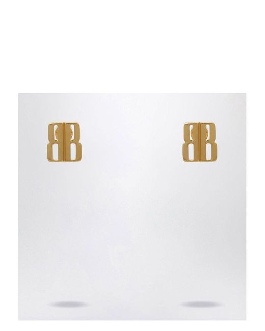 Balenciaga White Nano Xs Stud Earrings