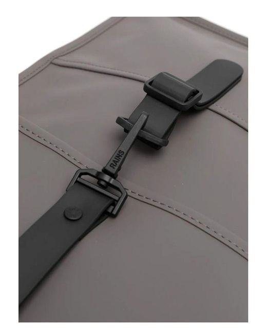 Rains Gray Backpack Mini