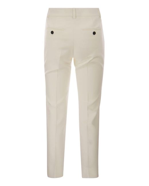 Women's cigarette pants shop cotton stretch