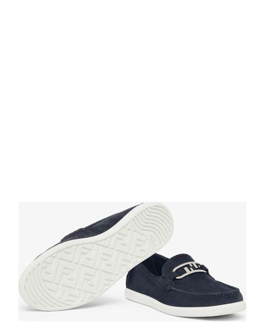 Fendi Blue Loafer for men