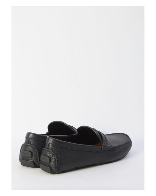 Gucci White Driver Moccasins Loafer for men