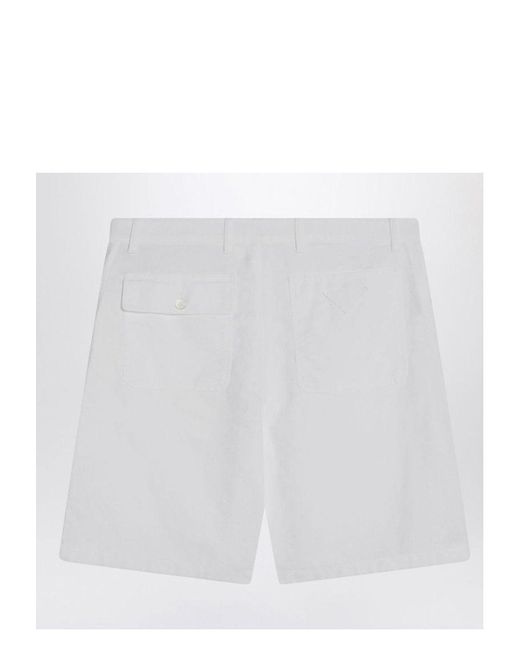 Prada White Short for men