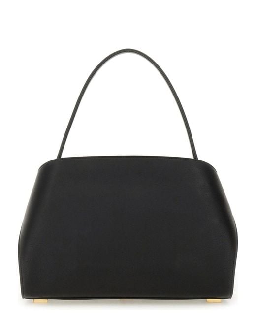 Ferragamo Black Small Hug Soft Shoulder Bag