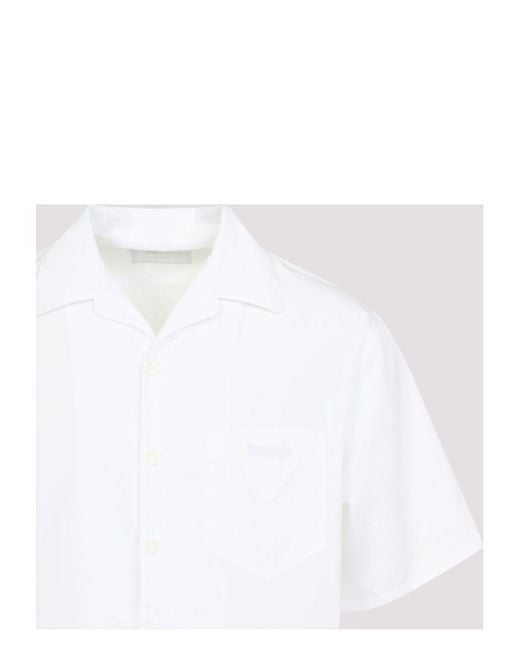 Prada White Ss Shirt for men