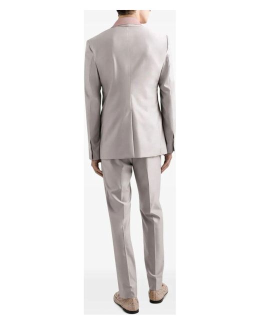Dolce & Gabbana Gray Deconstructed Two-Piece Suit for men
